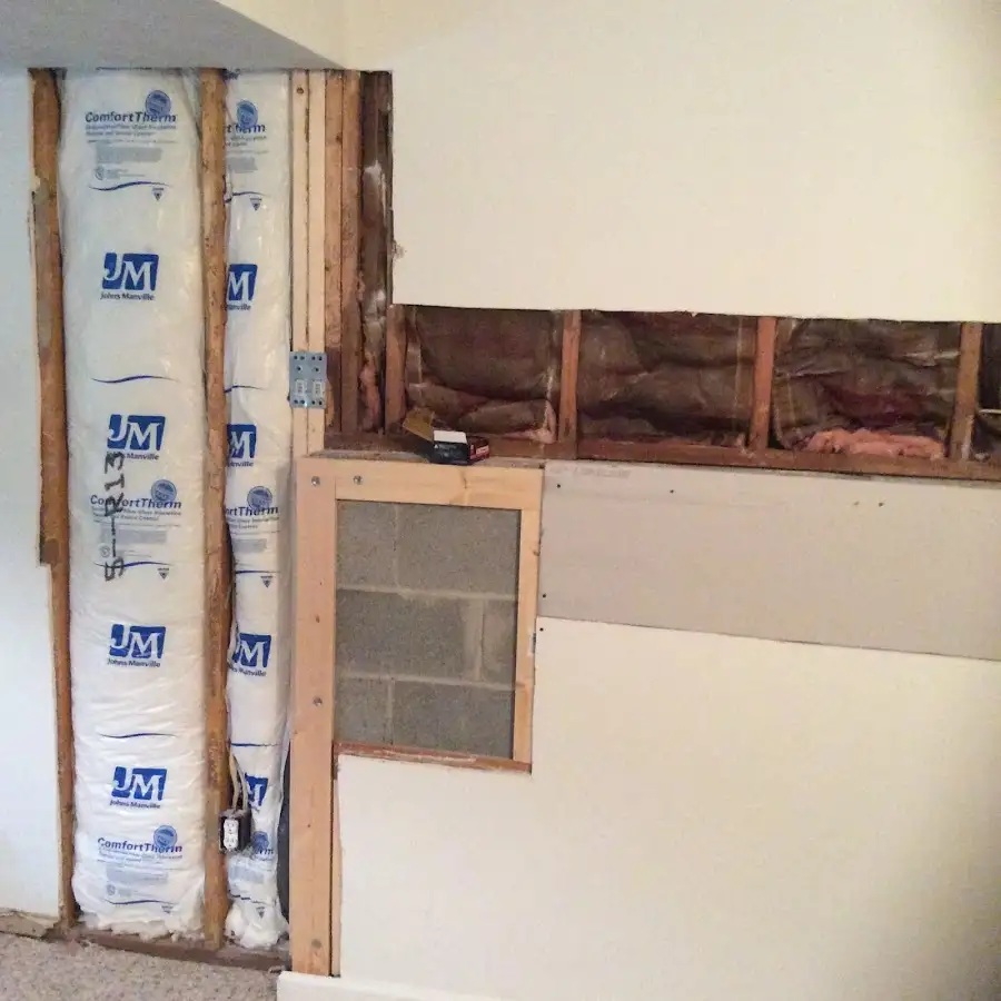 Wall insulation replacement during Structural Drying in Milwaukie